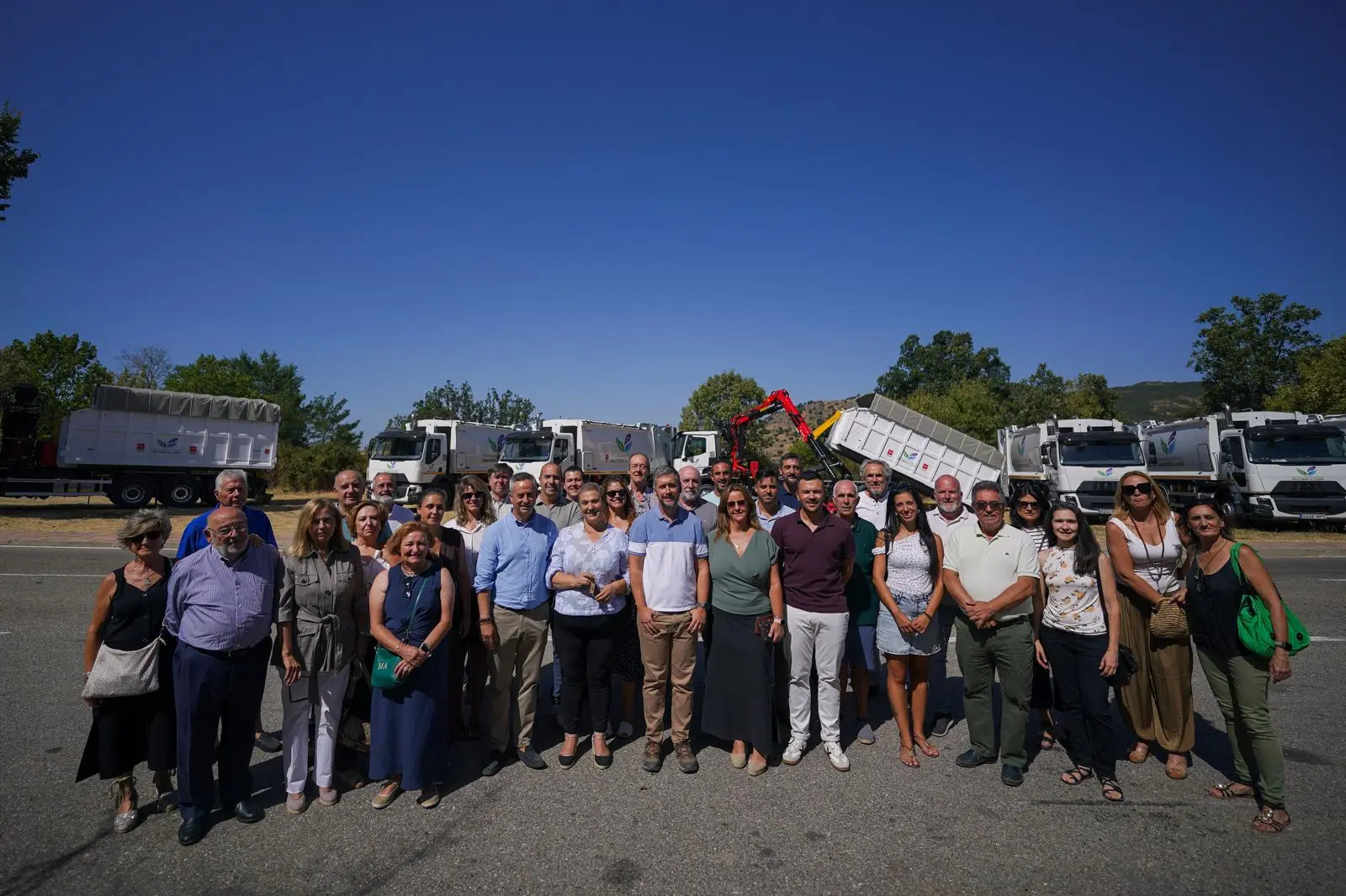 Presentación de la nueva flota de vehículos de limpieza de la Mancomunidad Valle del Lozoya